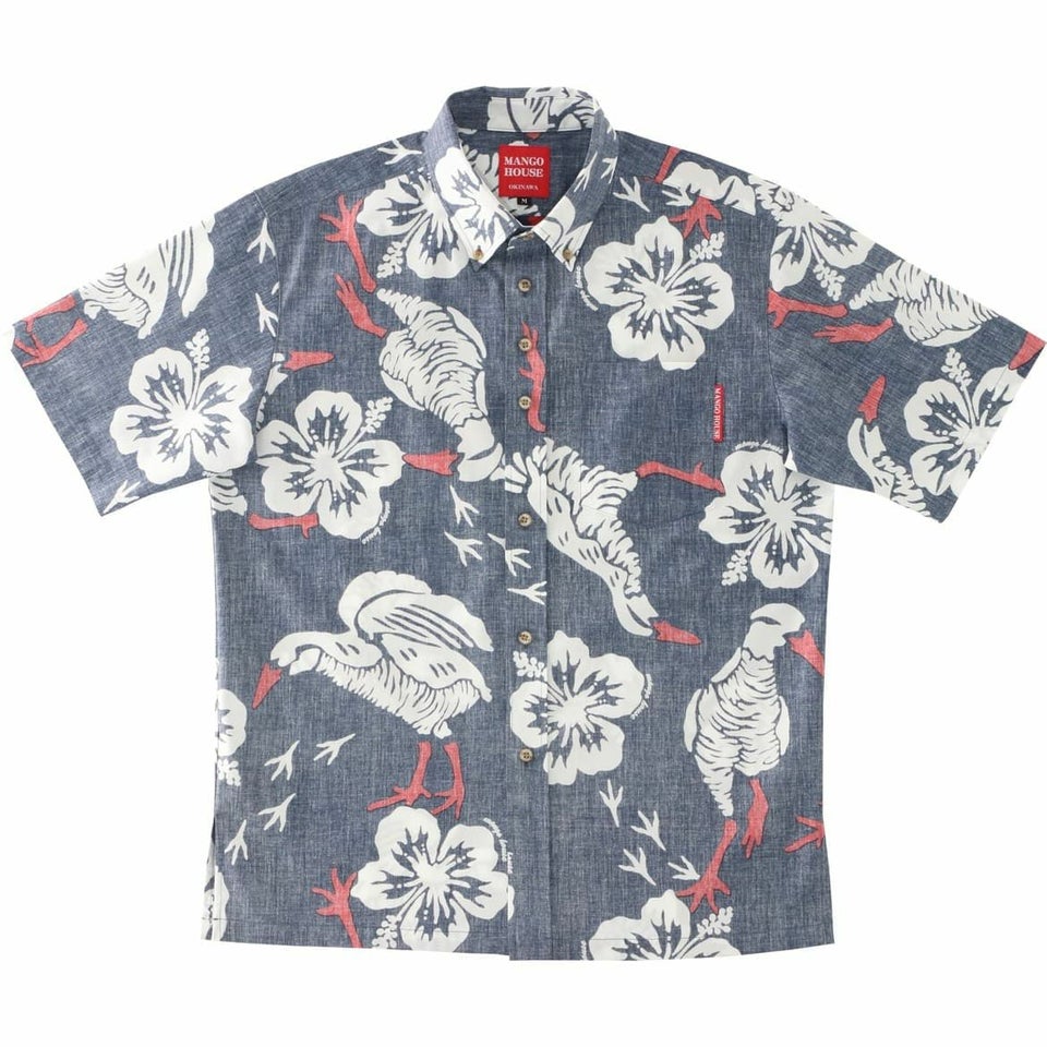 かりゆしウェアサムネイル画像　ネイビー