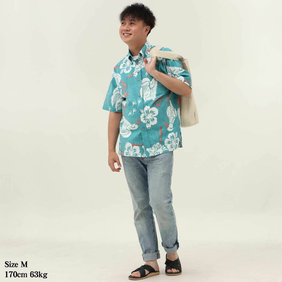 かりゆしウェアモデル着用画像