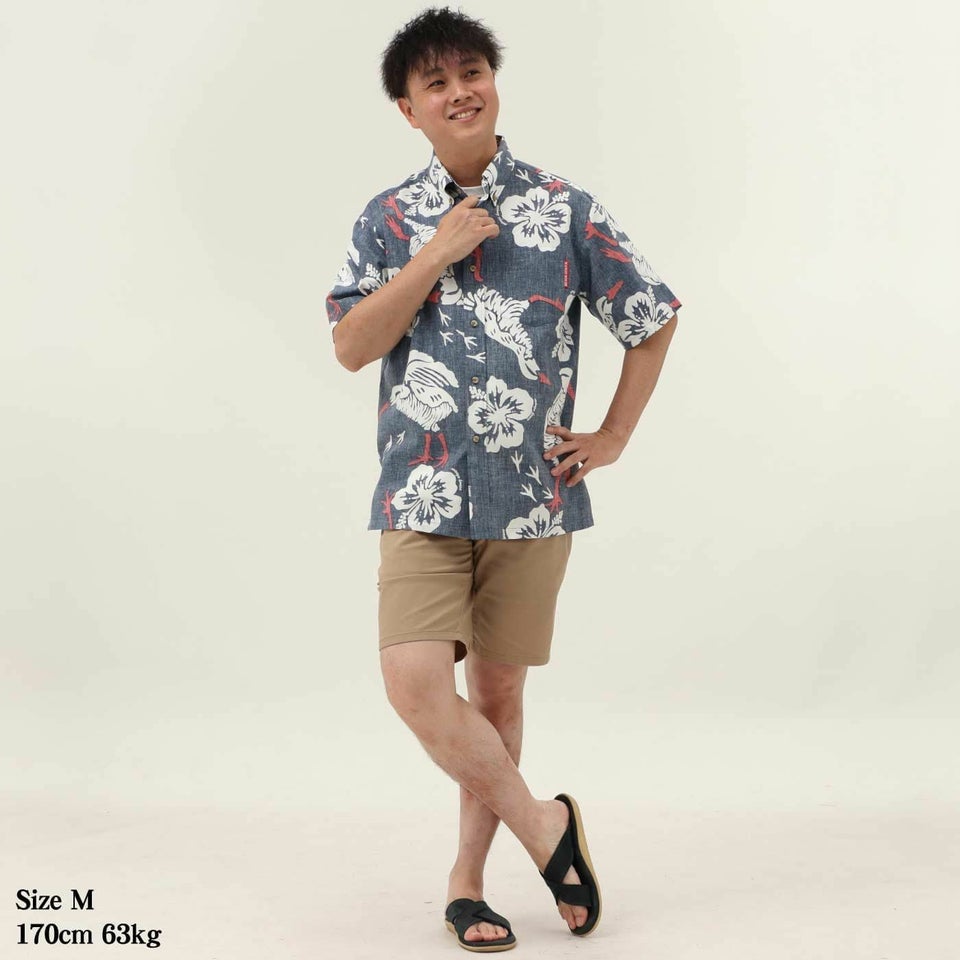 かりゆしウェアモデル着用画像