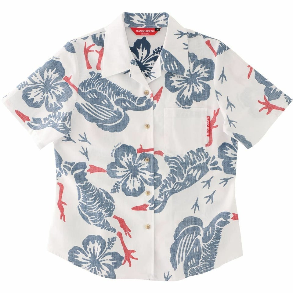 かりゆしウェアサムネイル画像　オフブルー