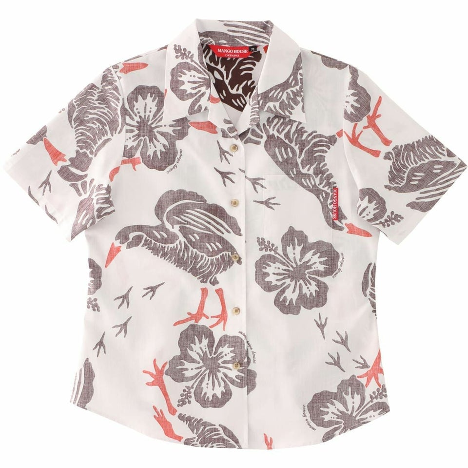 かりゆしウェアサムネイル画像　オフブラウン