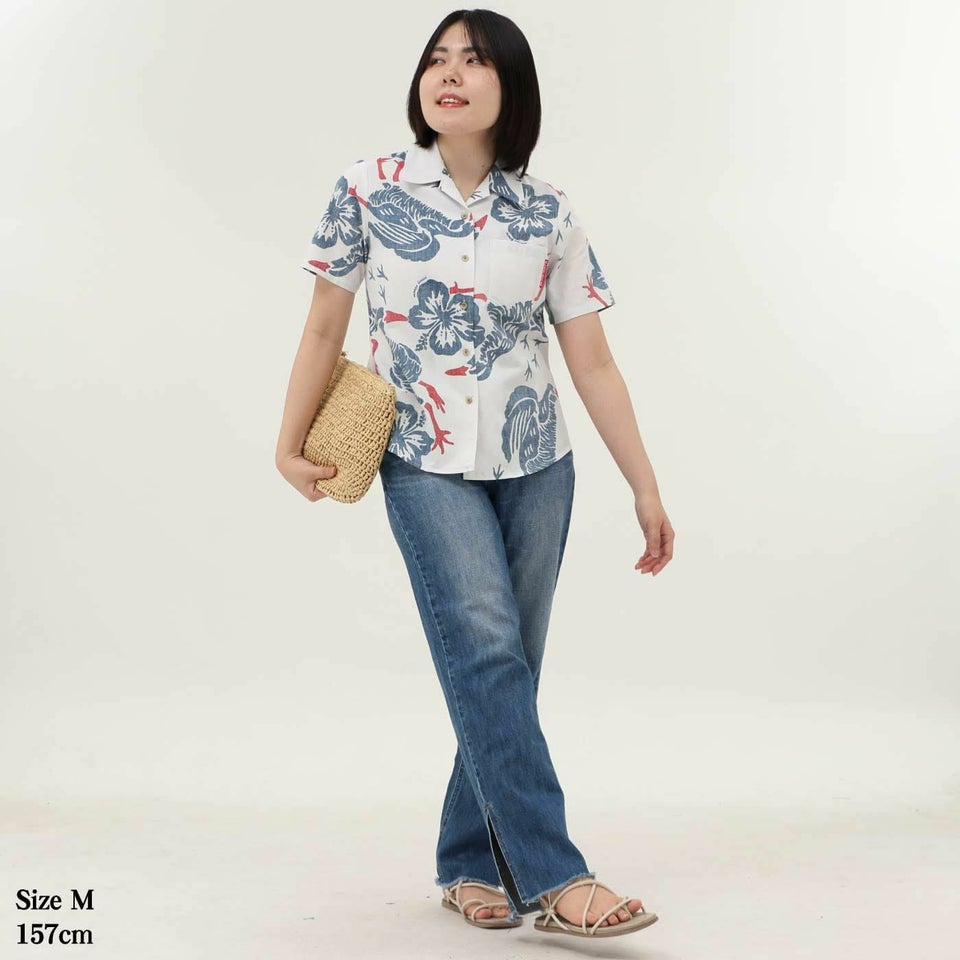 かりゆしウェアモデル着用画像