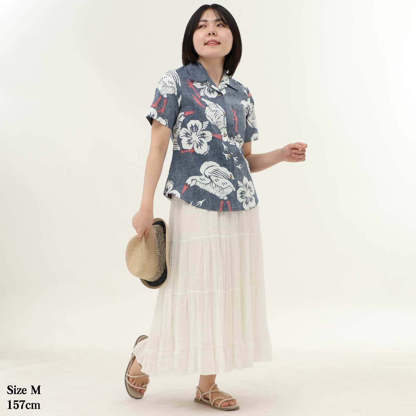 かりゆしウェアモデル着用画像