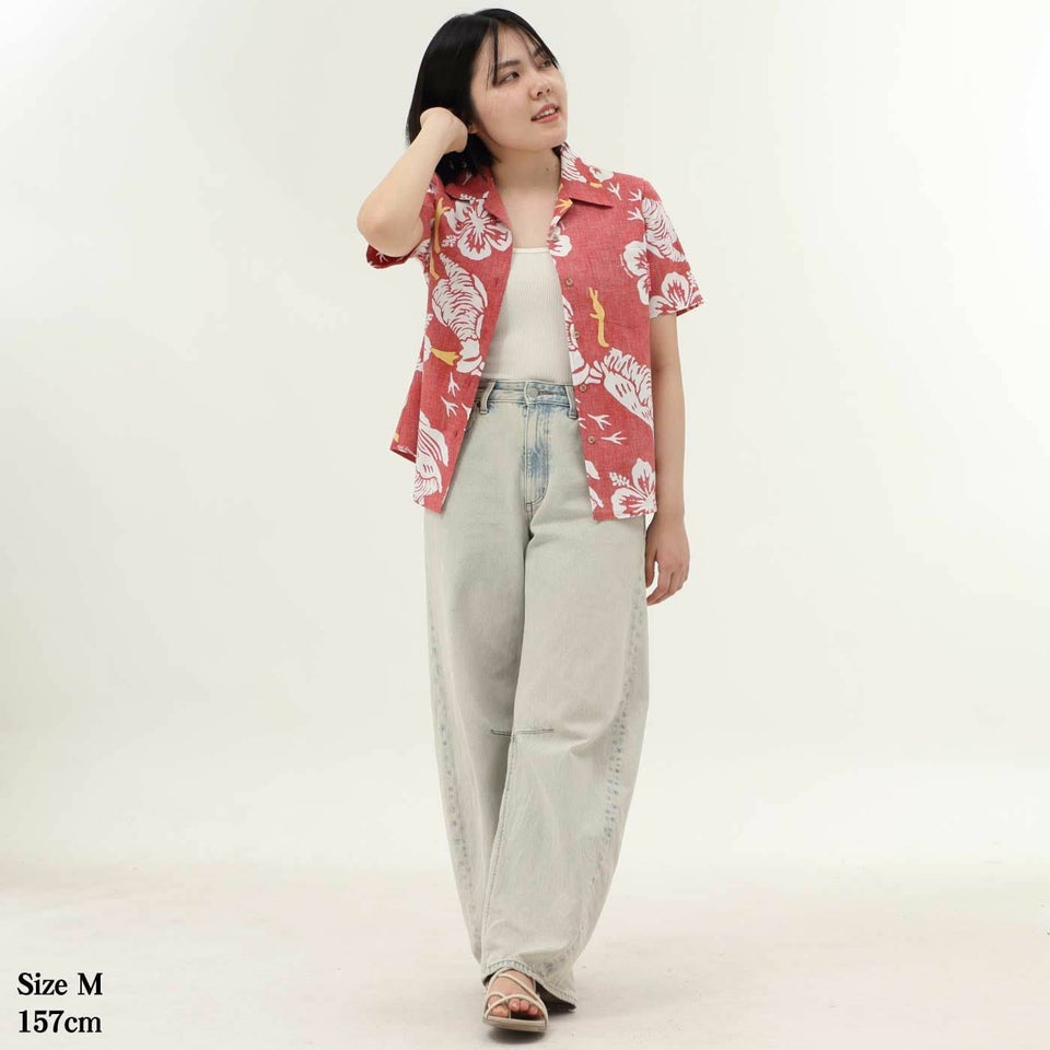 かりゆしウェアモデル着用画像