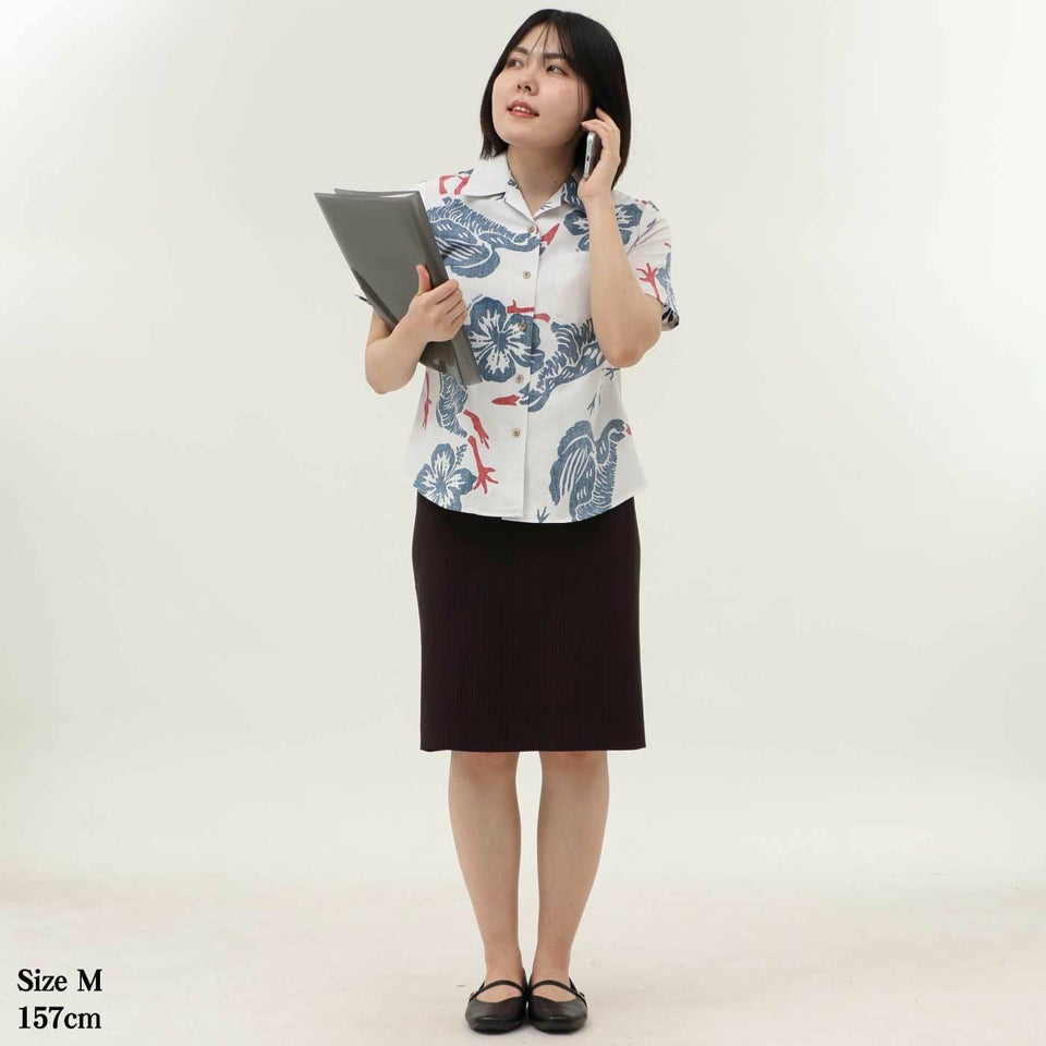 かりゆしウェアモデル着用画像