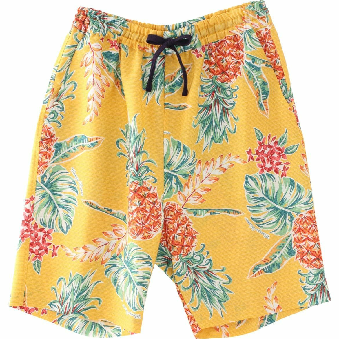 かりゆしウェア　ハーフパンツ　サムネイル画像　イエロー