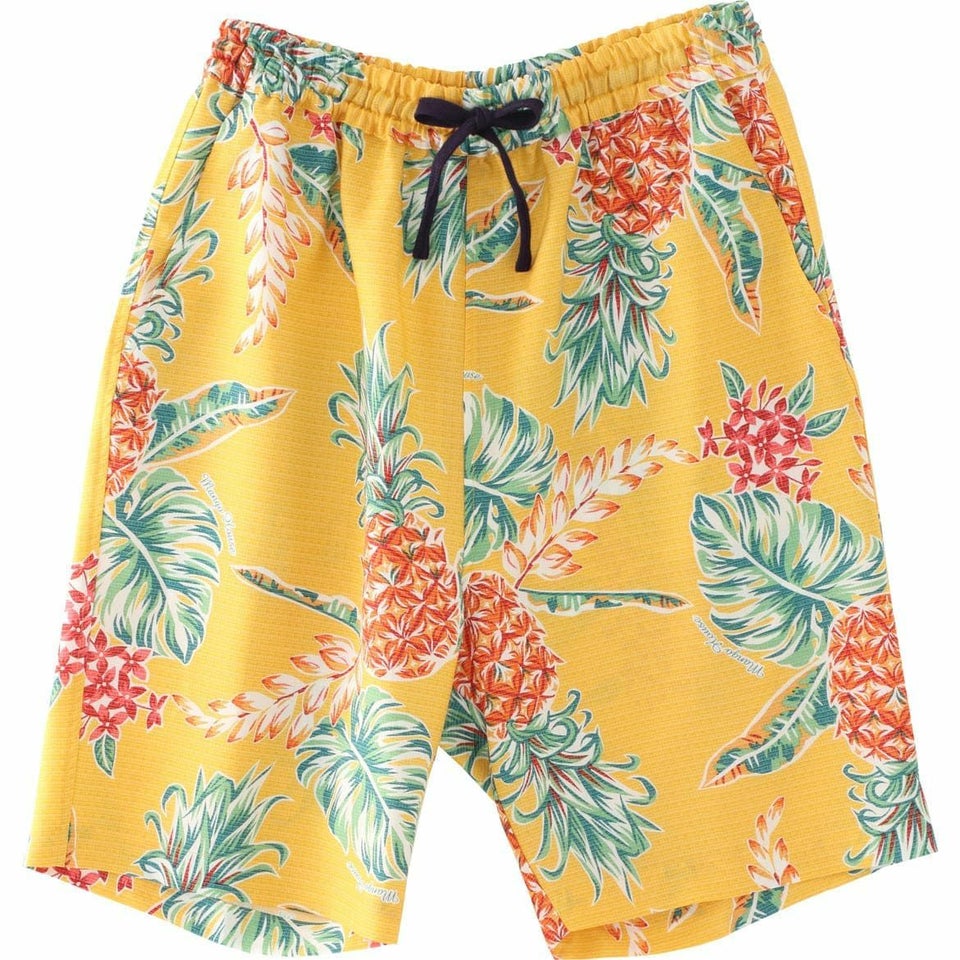 かりゆしウェア　ハーフパンツ　サムネイル画像　イエロー