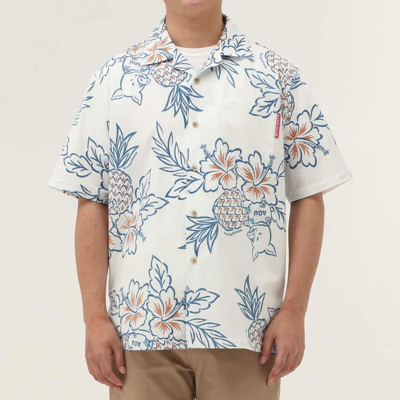 かりゆしウェア　モデル着用画像