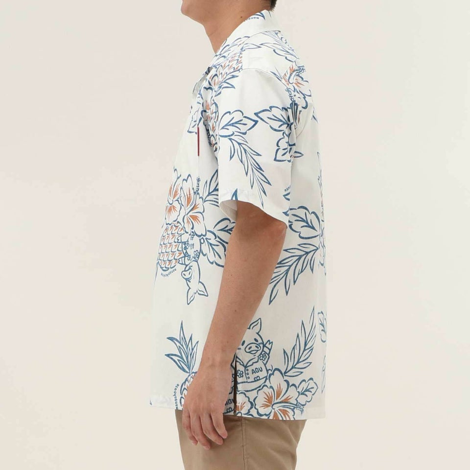 かりゆしウェア　モデル着用画像