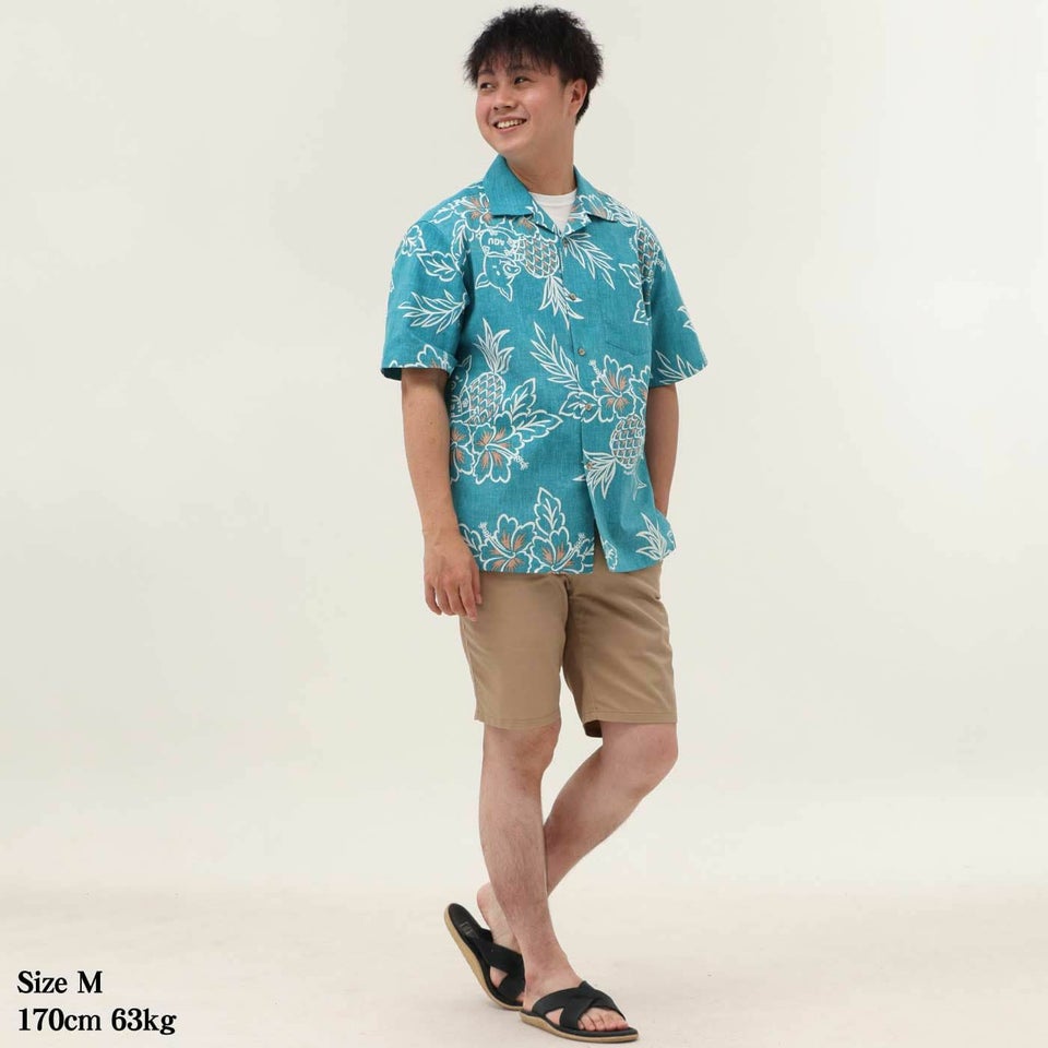 かりゆしウェア　モデル着用画像