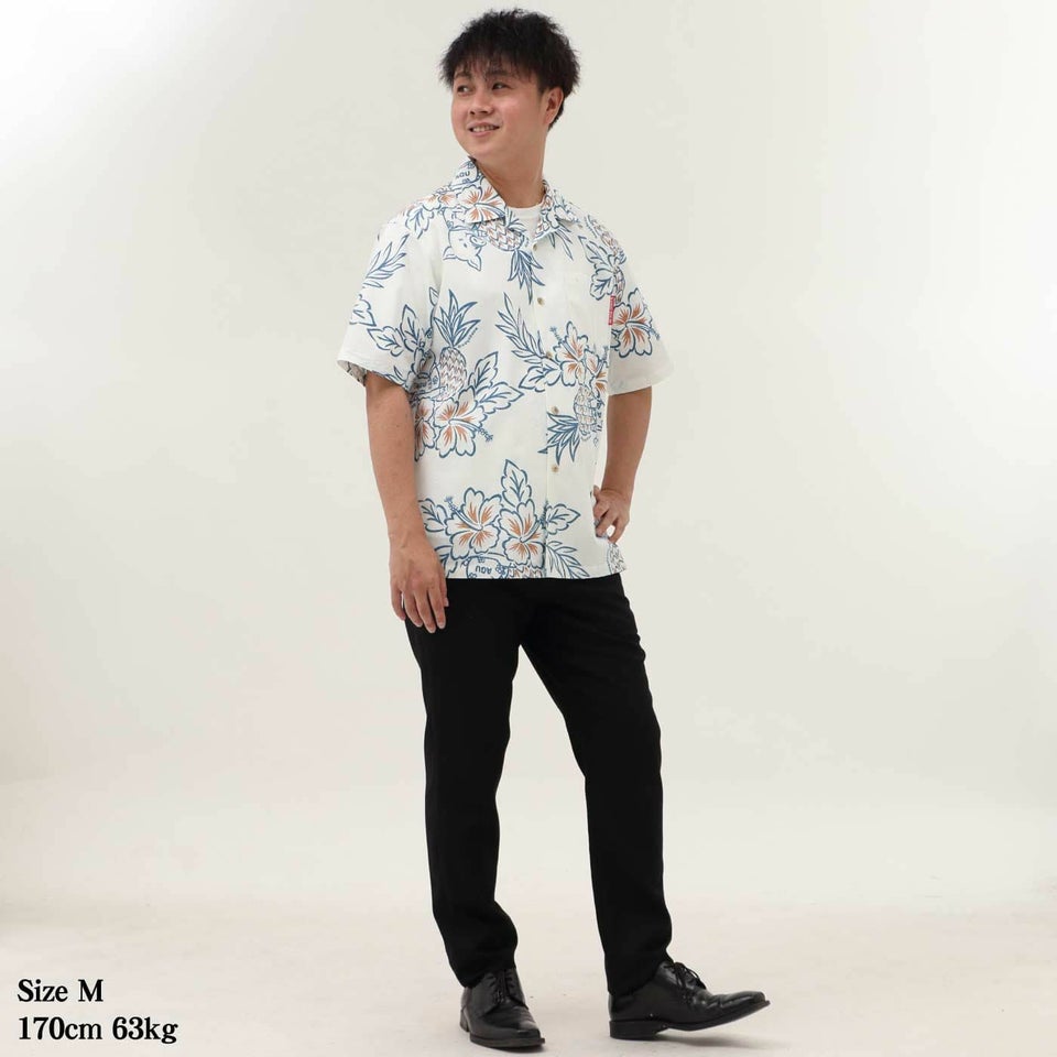 かりゆしウェア　モデル着用画像