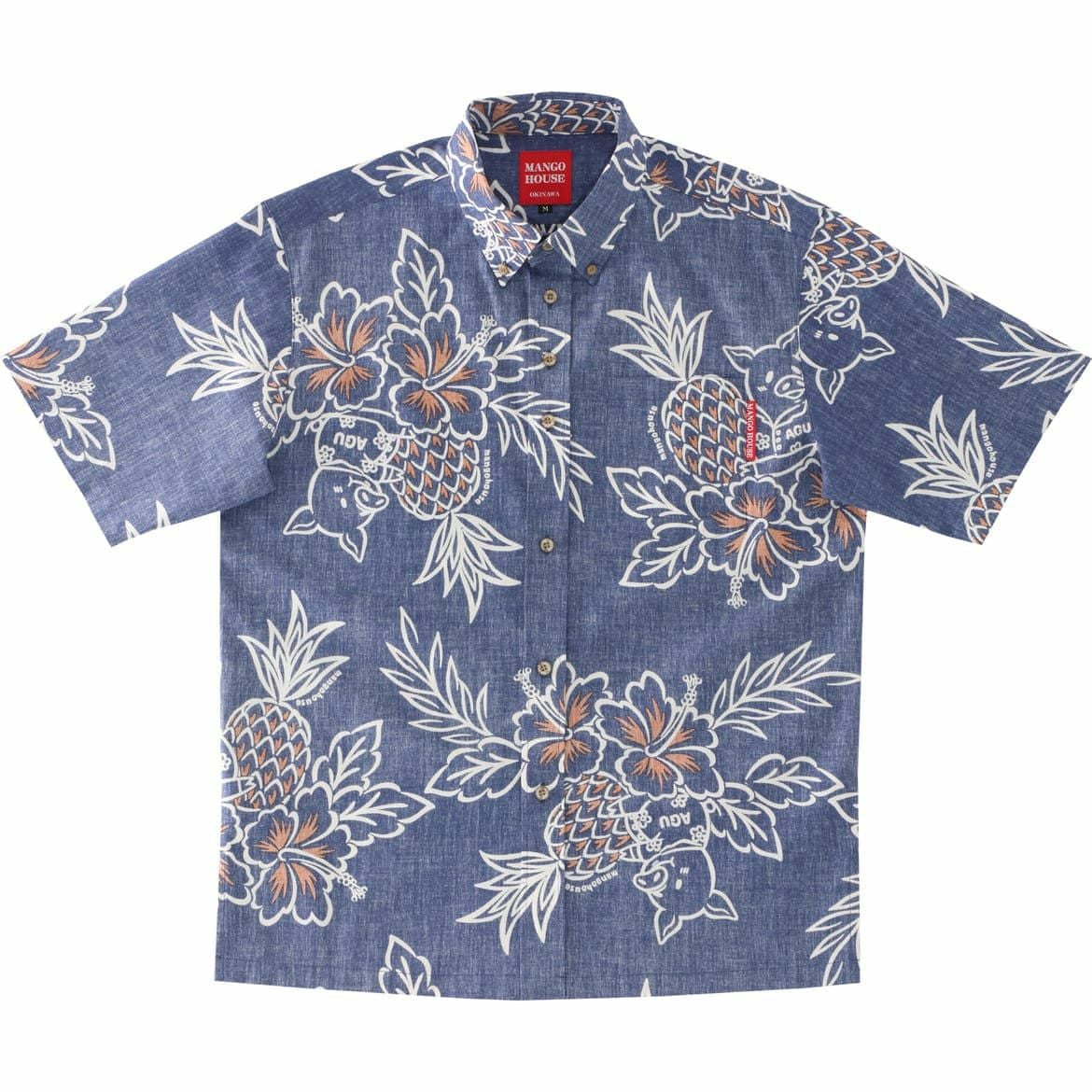 かりゆしウェアサムネイル画像　ネイビー