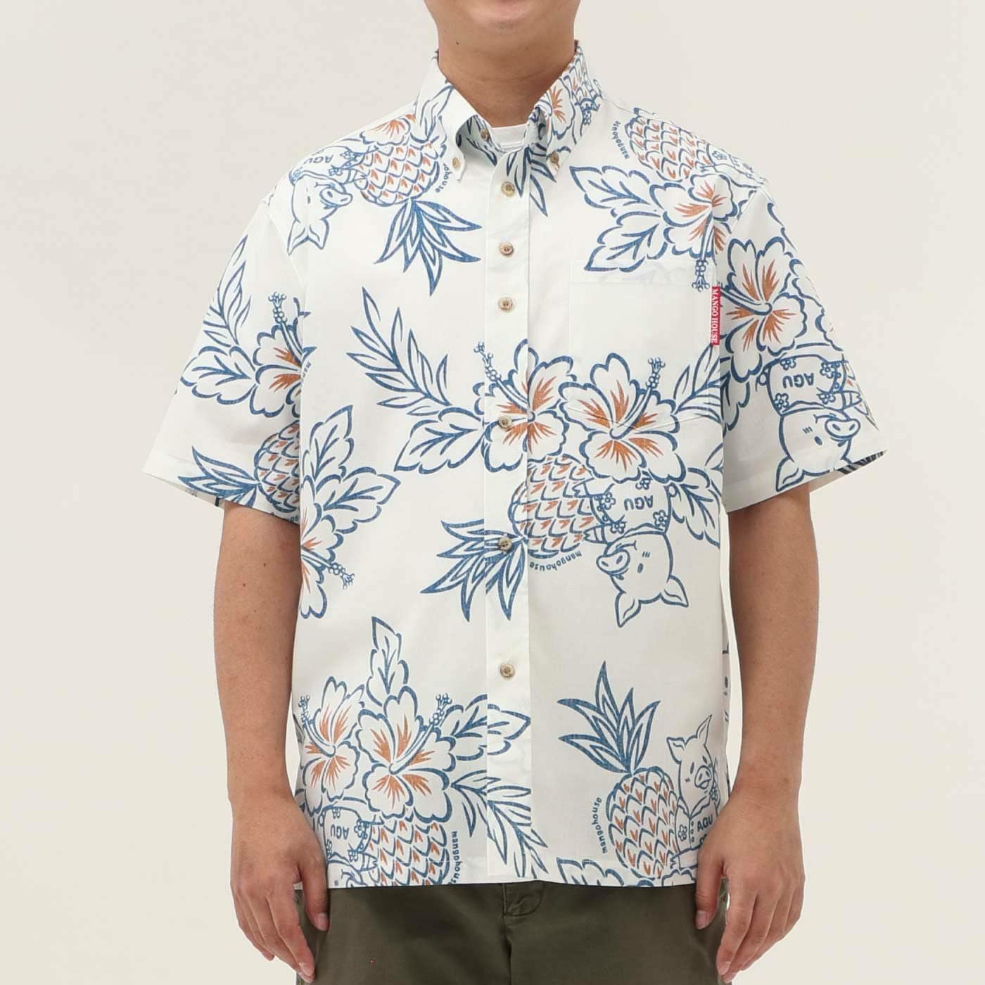 かりゆしウェアモデル着用画像