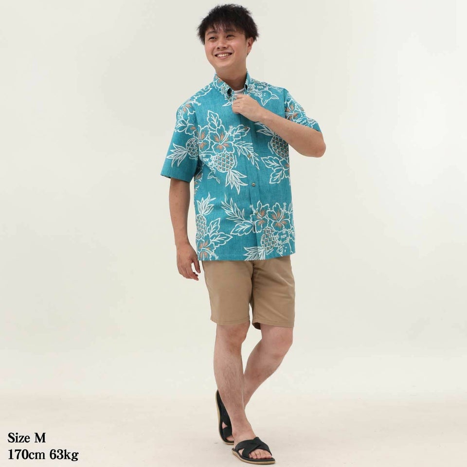 かりゆしウェアモデル着用画像