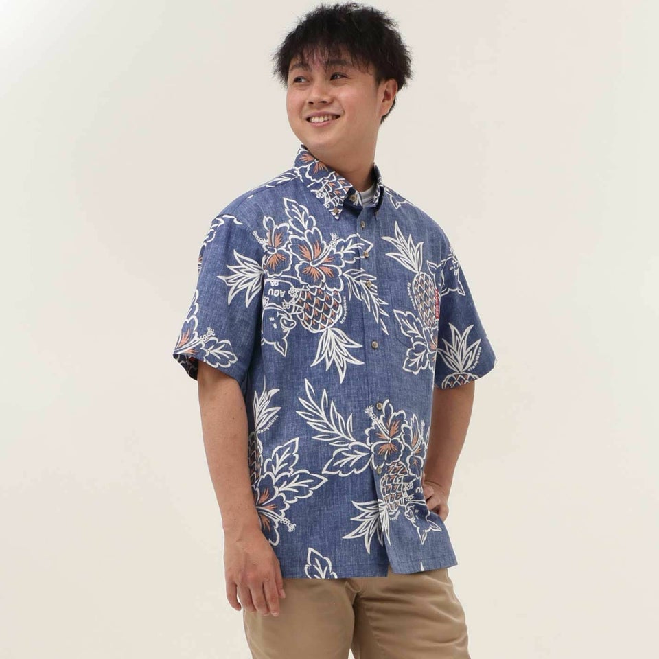 かりゆしウェアモデル着用画像