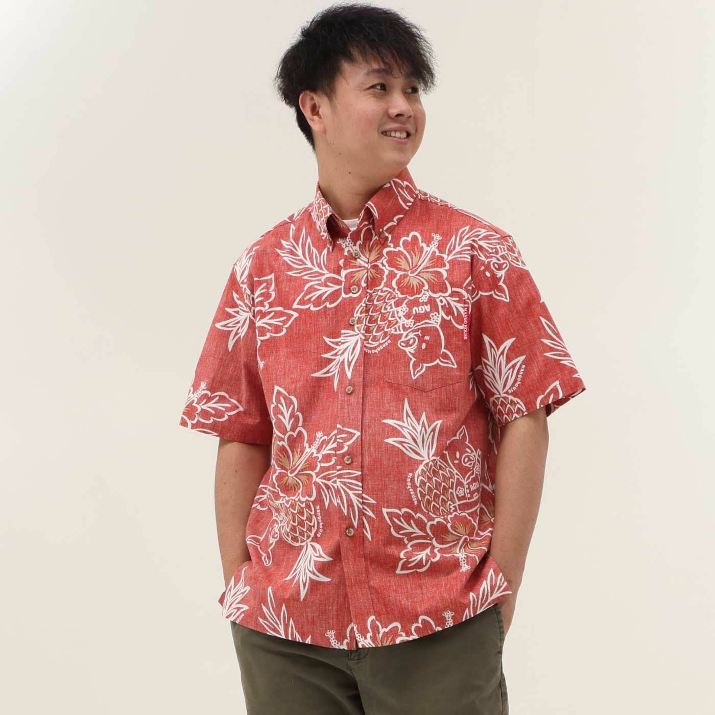 かりゆしウェアモデル着用画像