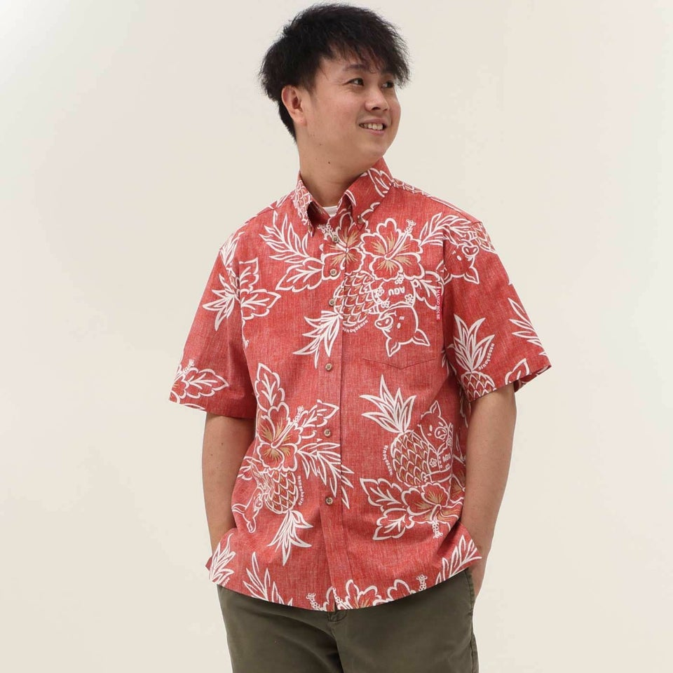 かりゆしウェアモデル着用画像