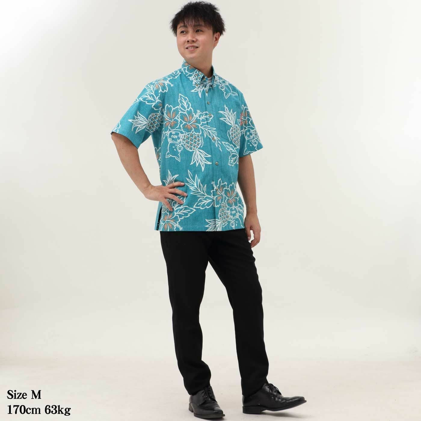 かりゆしウェアモデル着用画像