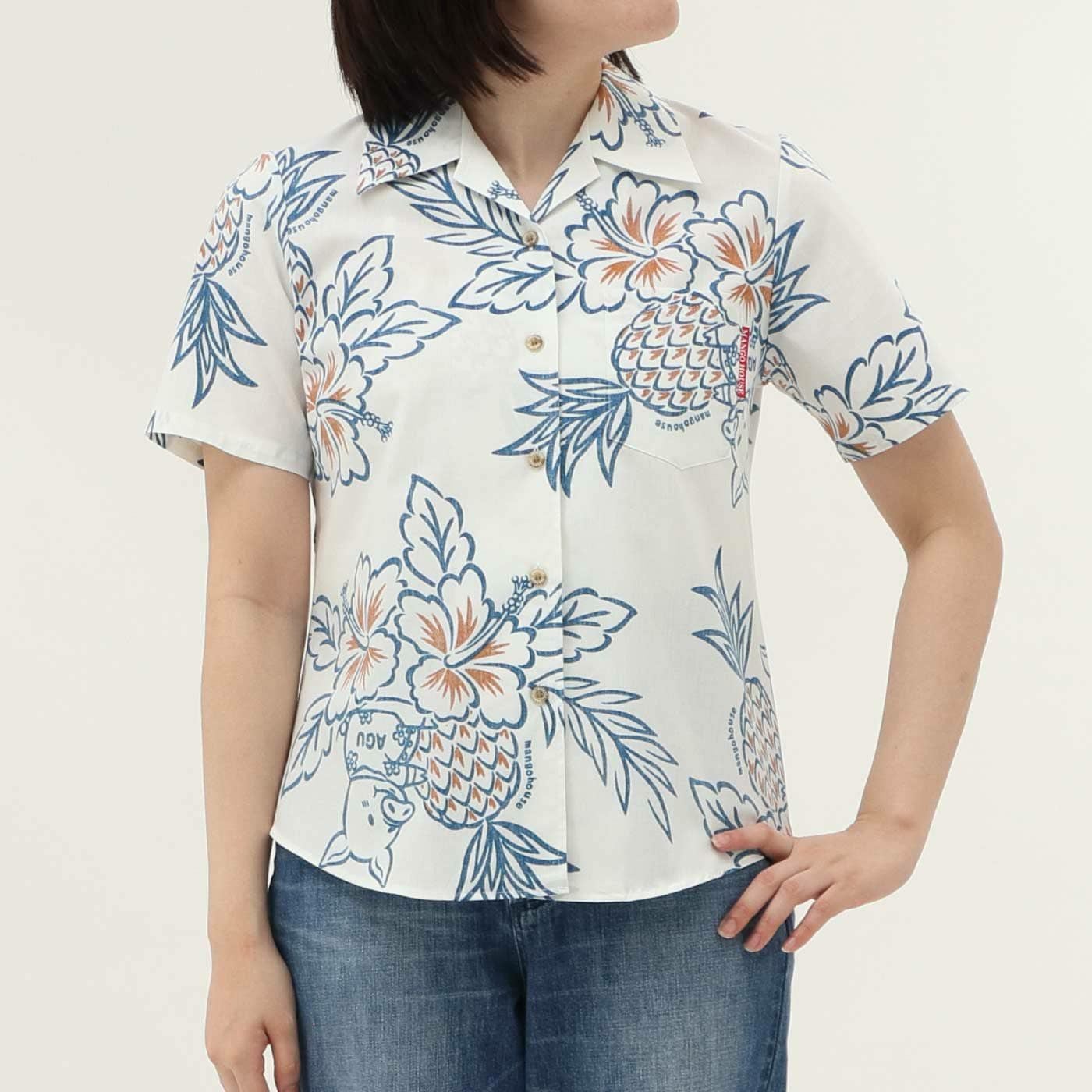 かりゆしウェアモデル着用画像