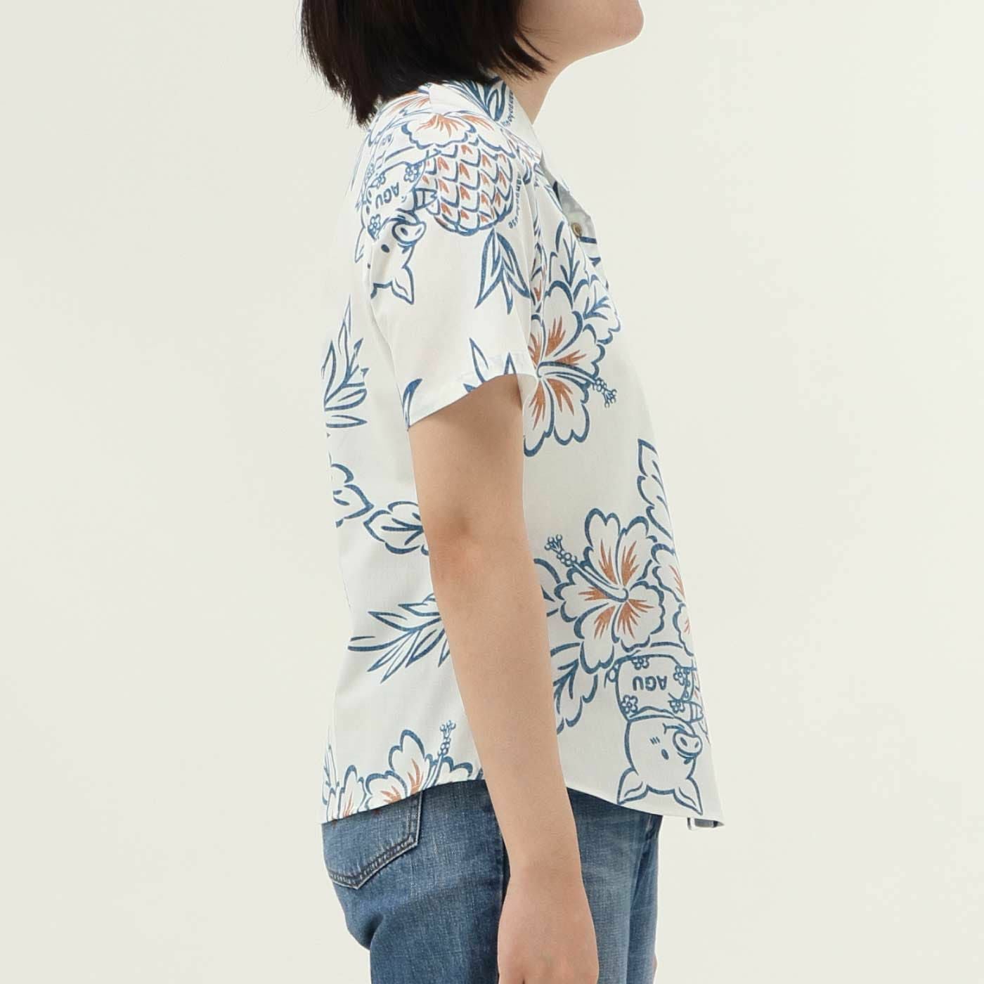 かりゆしウェアモデル着用画像