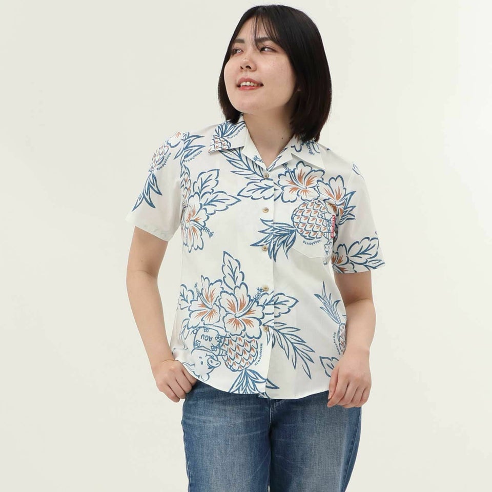 かりゆしウェアモデル着用画像