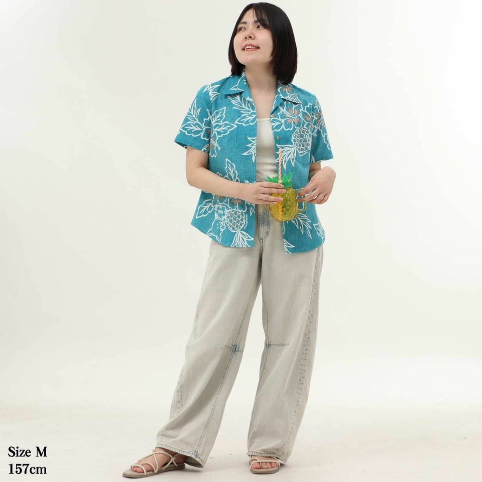 かりゆしウェアモデル着用画像