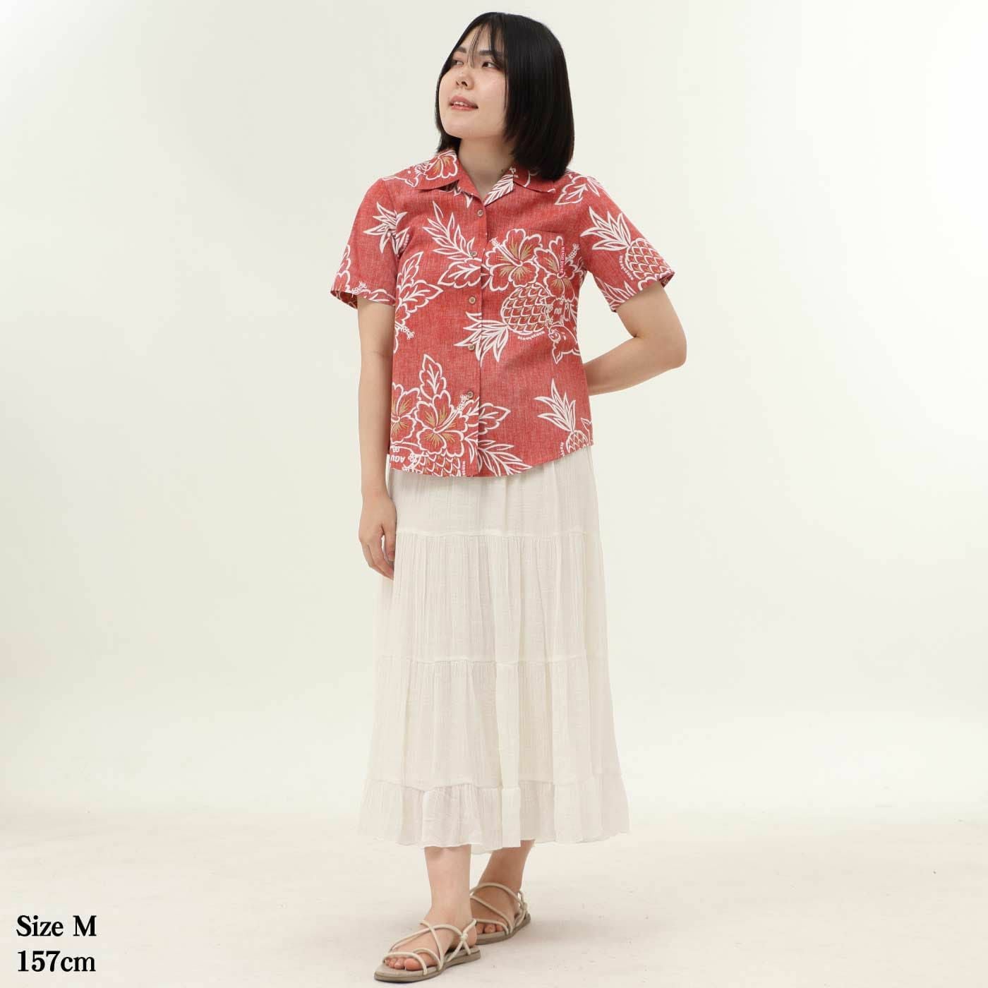 かりゆしウェアモデル着用画像