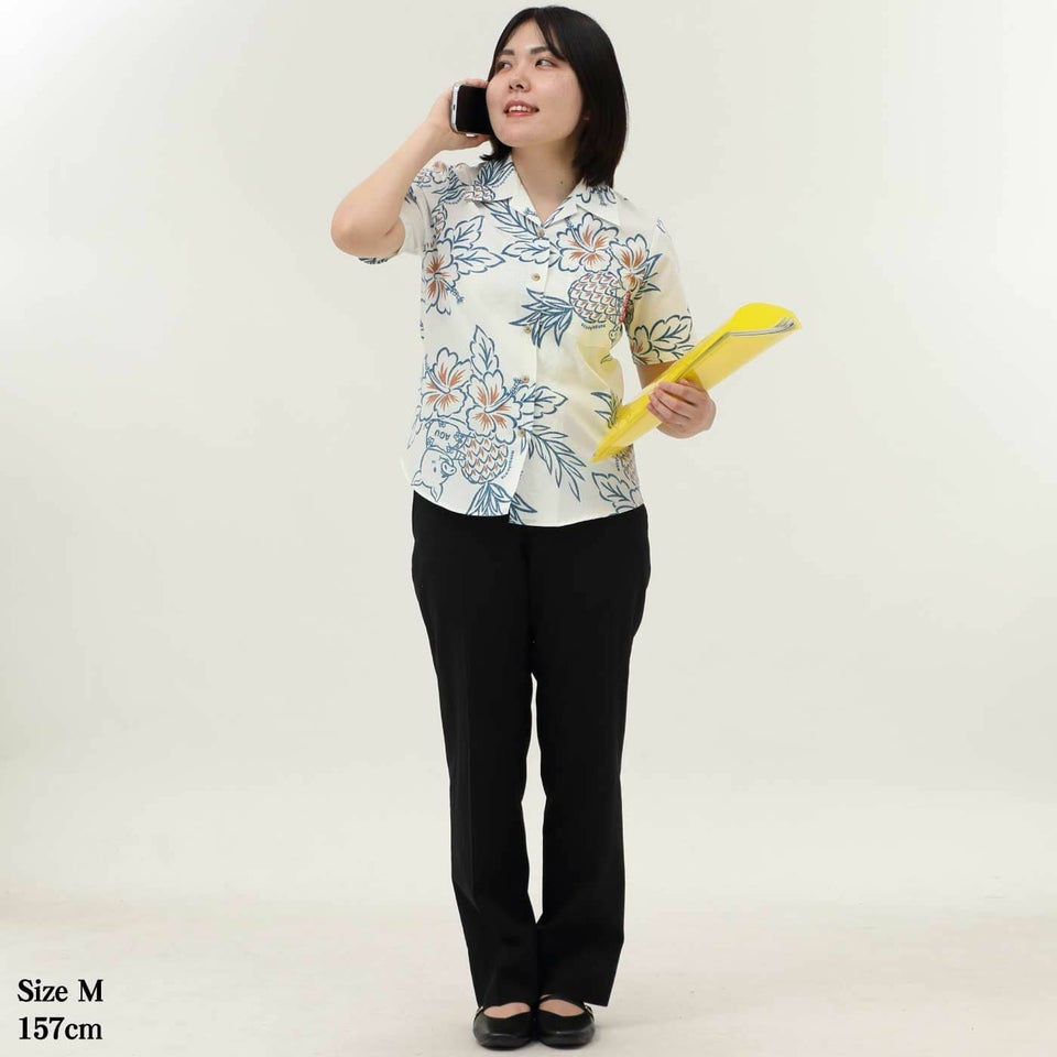 かりゆしウェアモデル着用画像