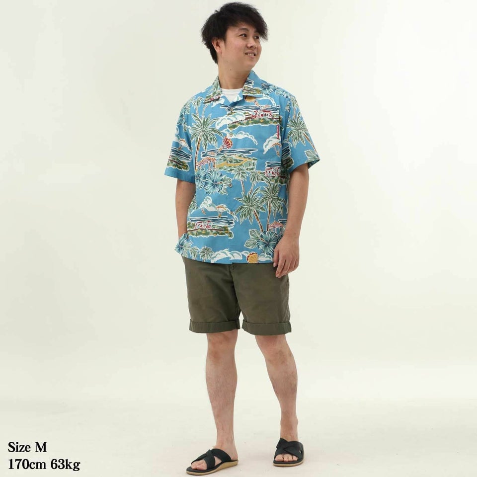 かりゆしウェア　モデル着用画像