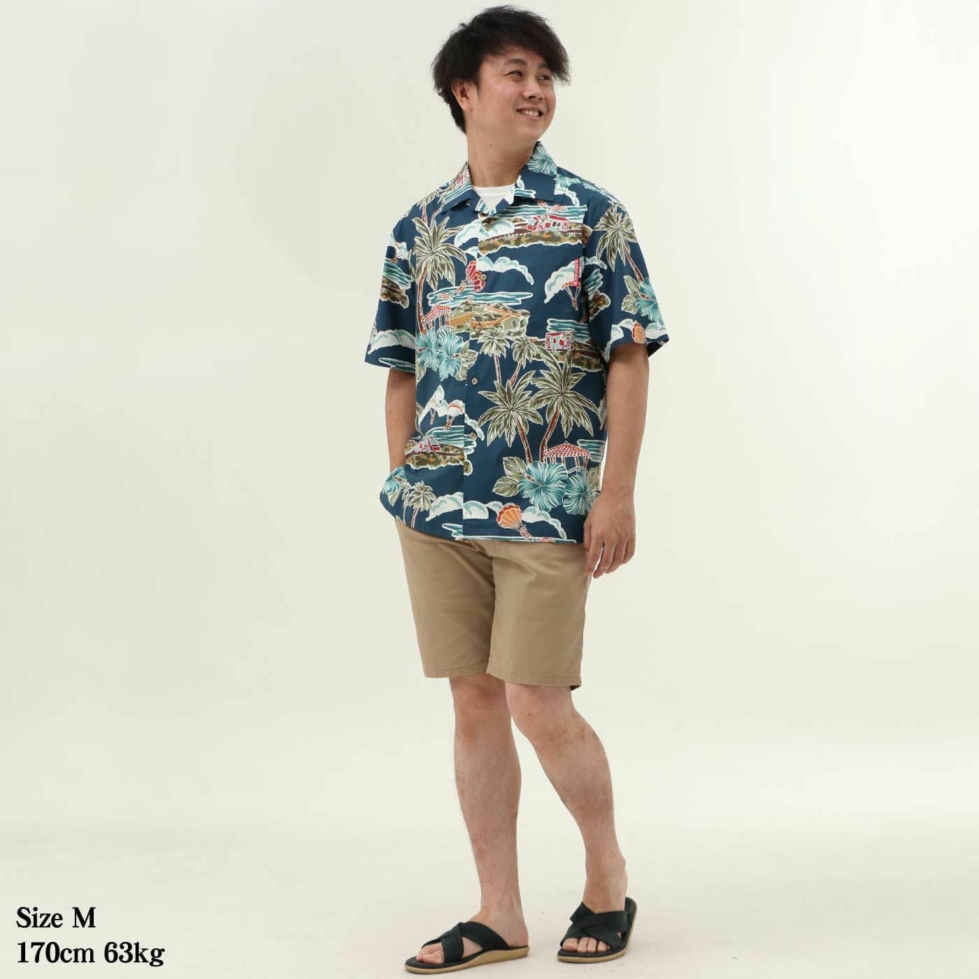 かりゆしウェア　モデル着用画像