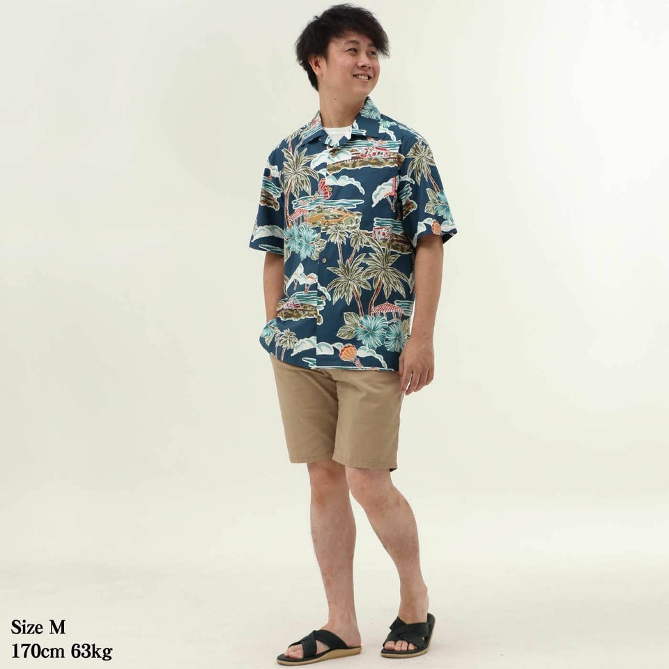 かりゆしウェア　モデル着用画像