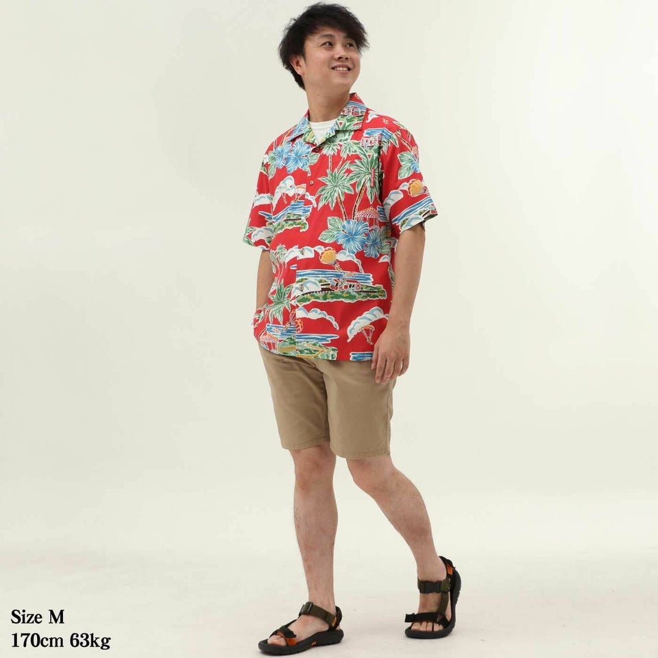 かりゆしウェア　モデル着用画像