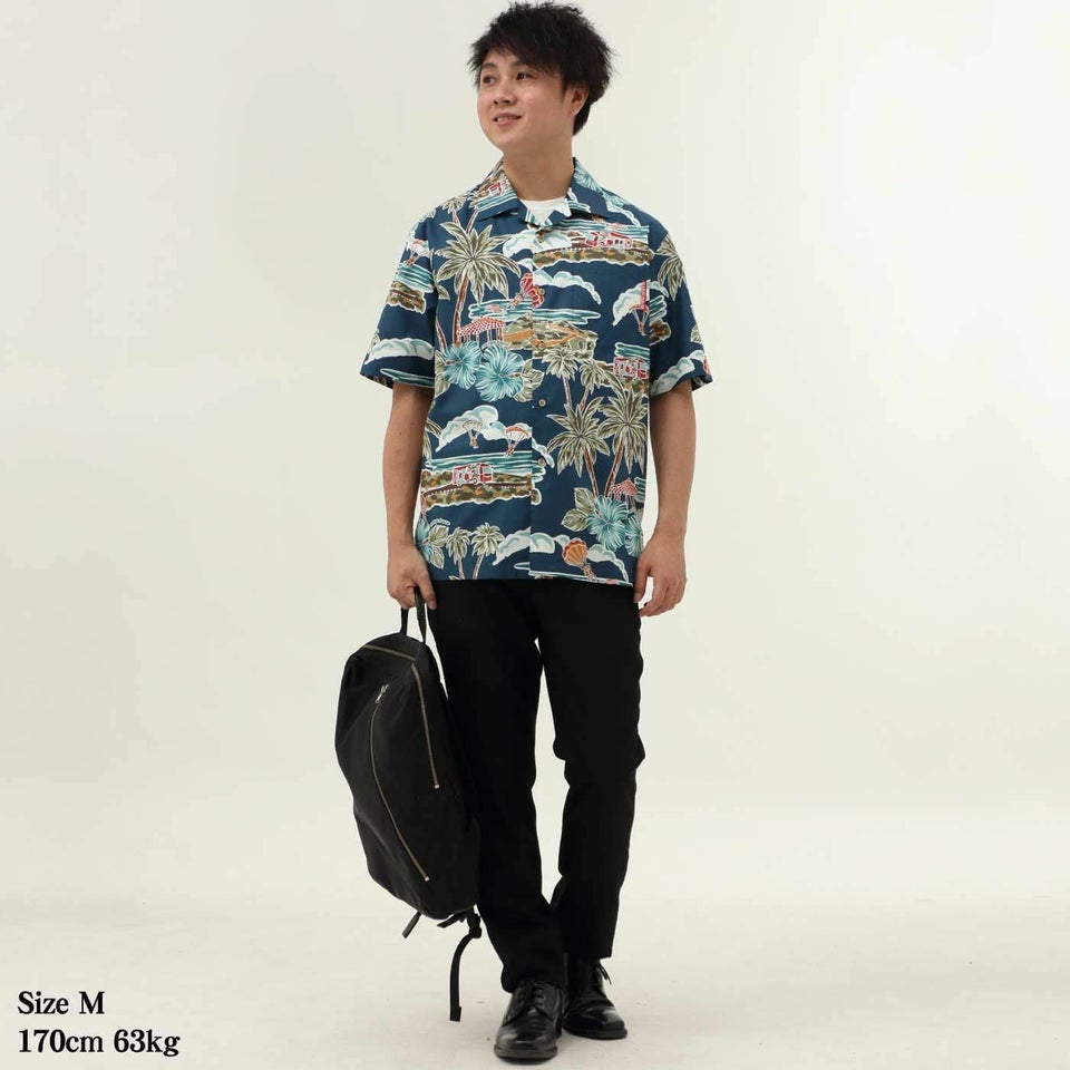 かりゆしウェア　モデル着用画像