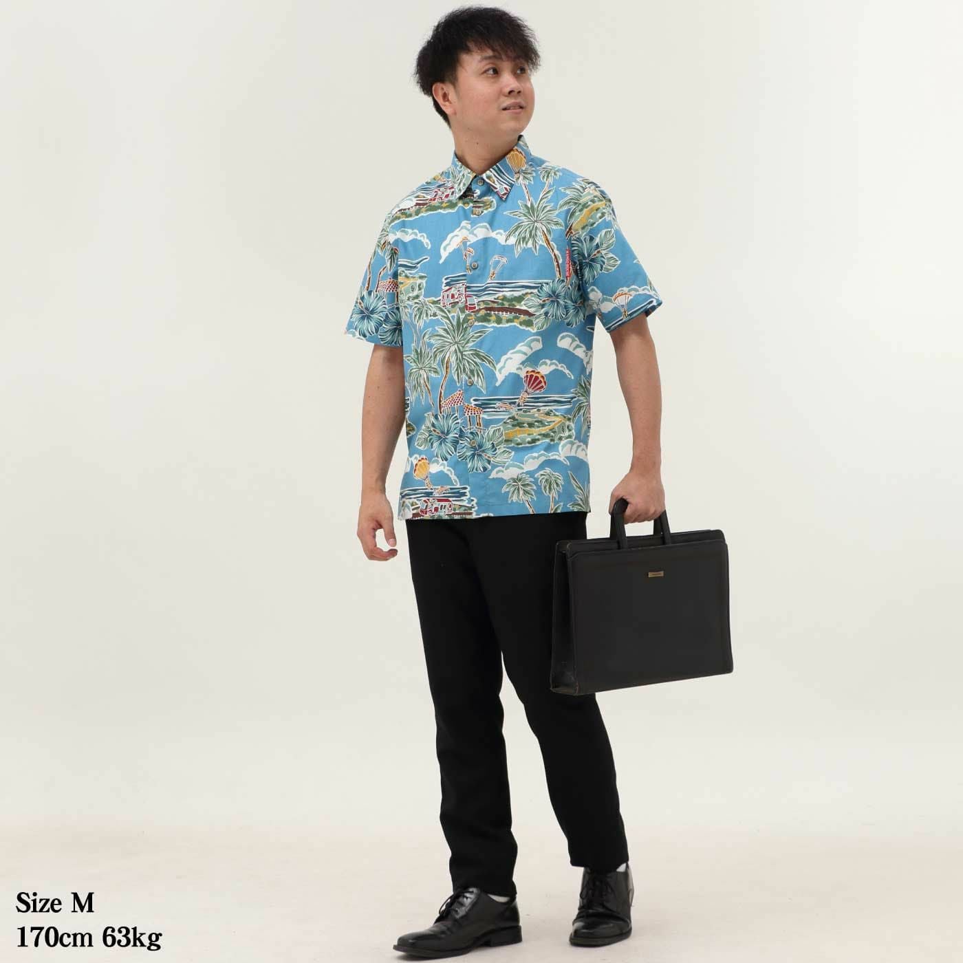 かりゆしウェア　モデル着用画像