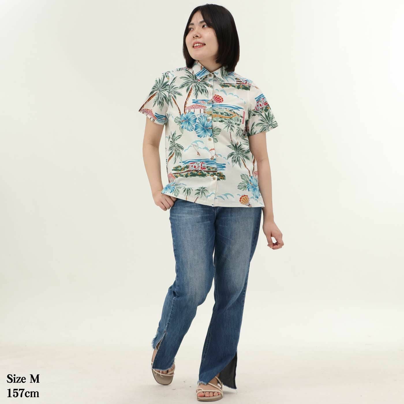 かりゆしウェアモデル着用画像