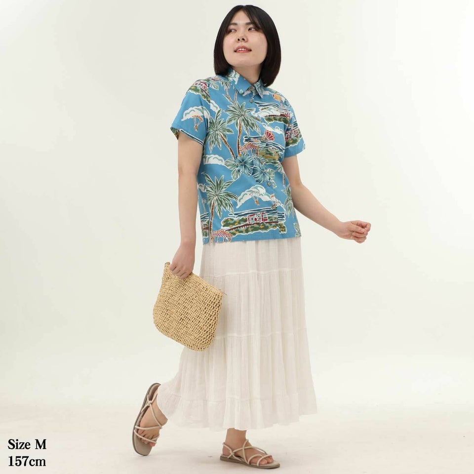 かりゆしウェアモデル着用画像