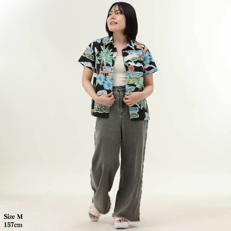 かりゆしウェアモデル着用画像