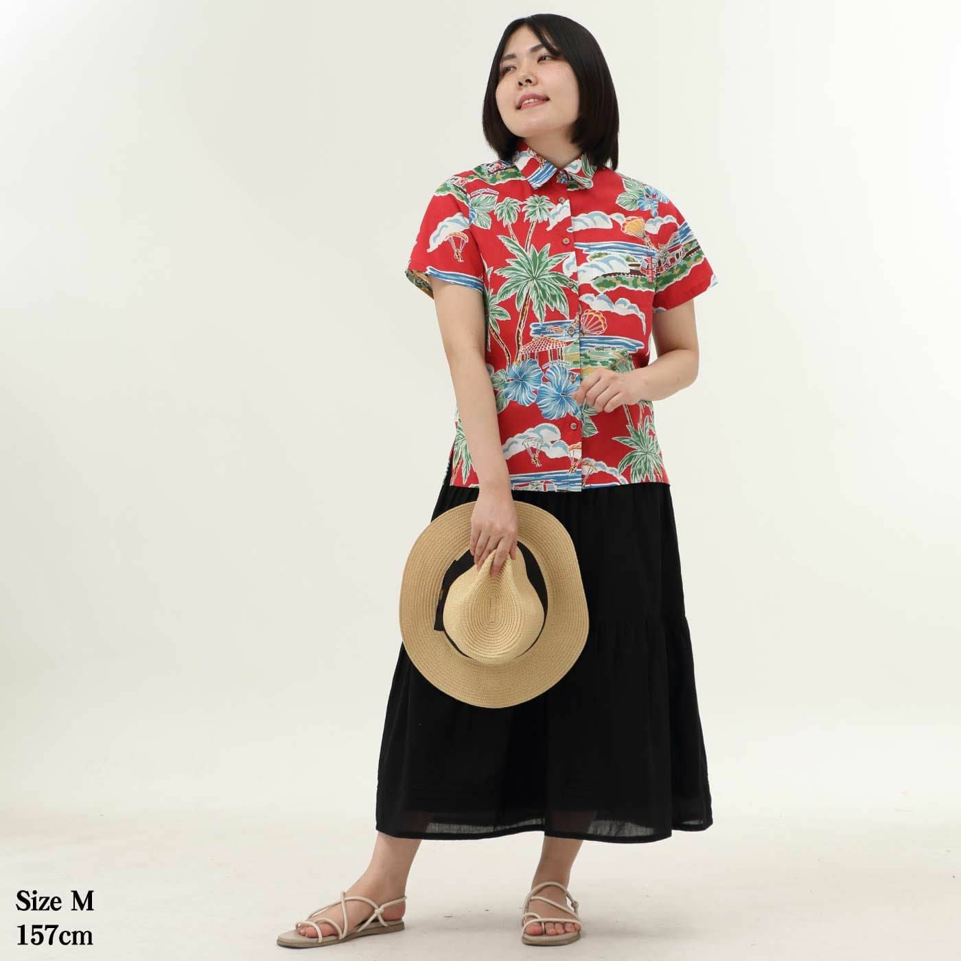 かりゆしウェアモデル着用画像