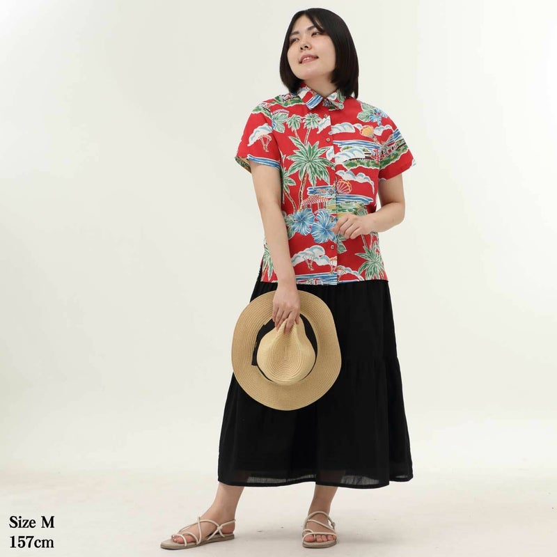 かりゆしウェアモデル着用画像