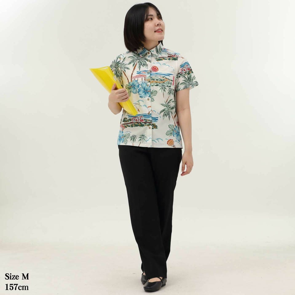 かりゆしウェアモデル着用画像