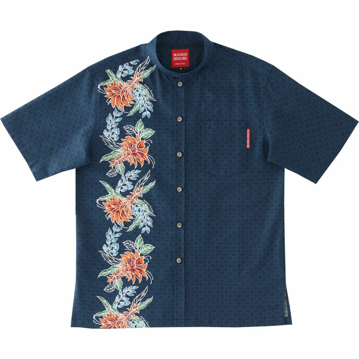 かりゆしウェア　サムネイル画像　ネイビー