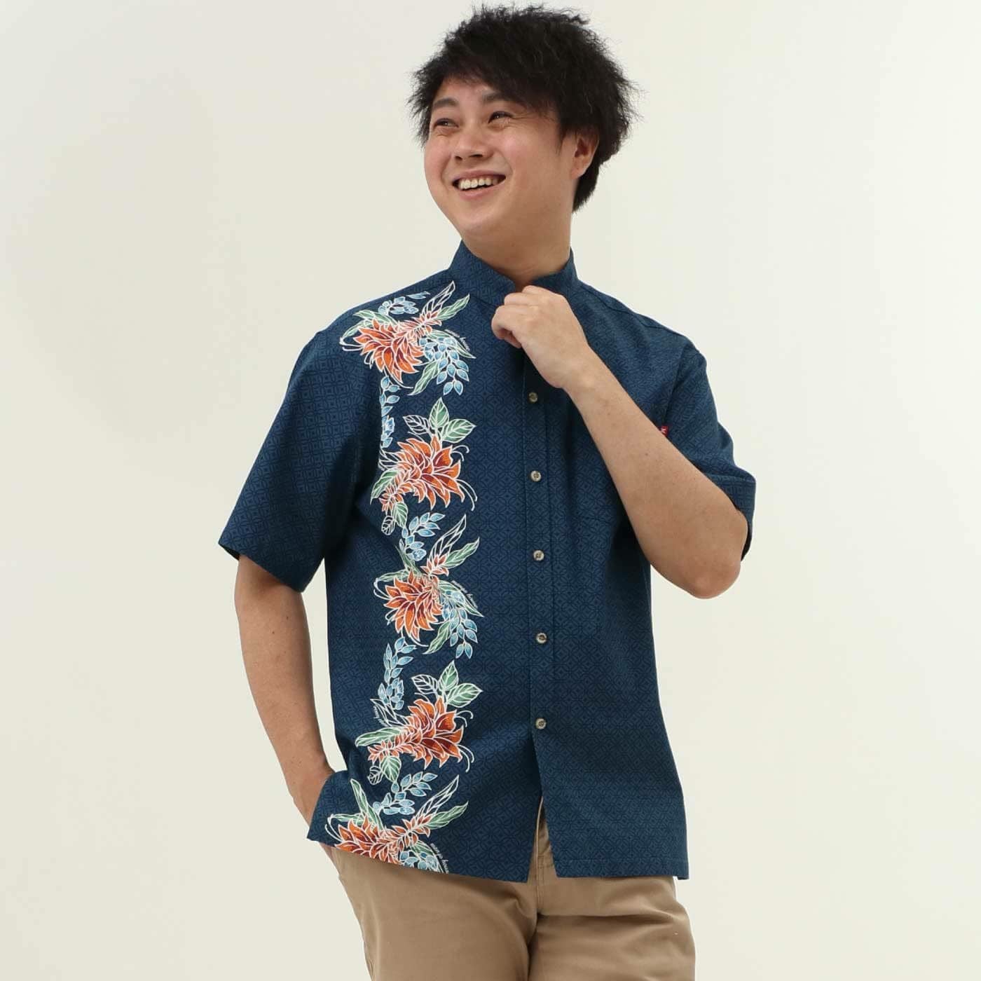 かりゆしウェアモデル着用画像