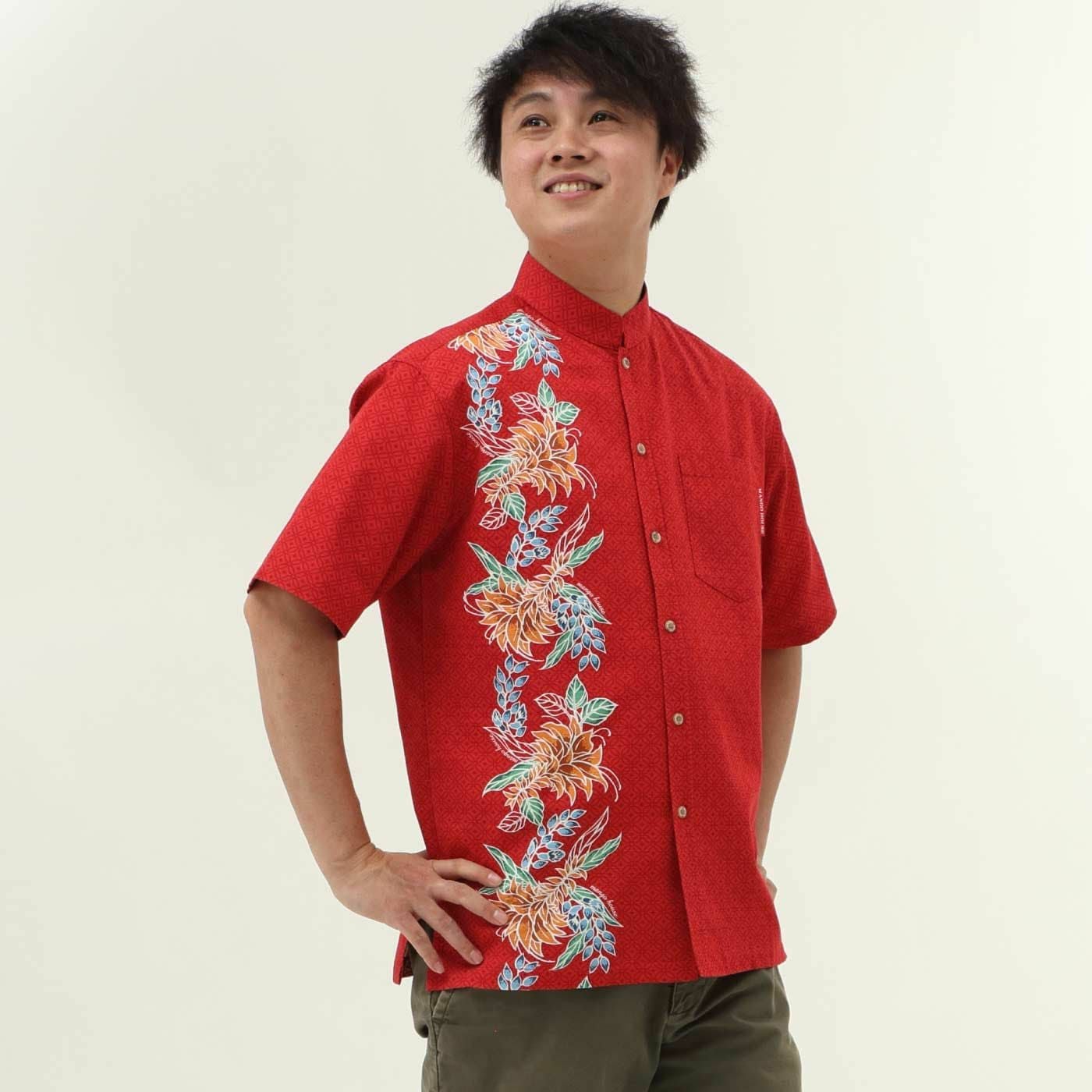 かりゆしウェアモデル着用画像