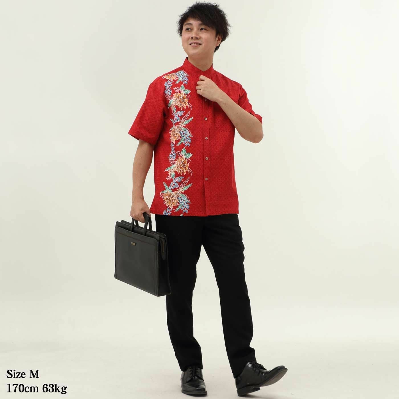 かりゆしウェアモデル着用画像