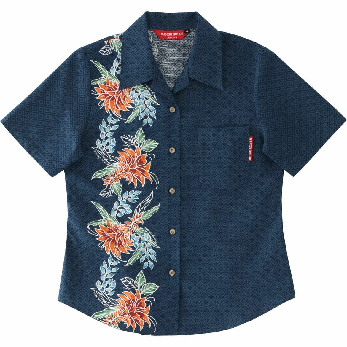 かりゆしウェア　サムネイル画像　ネイビー