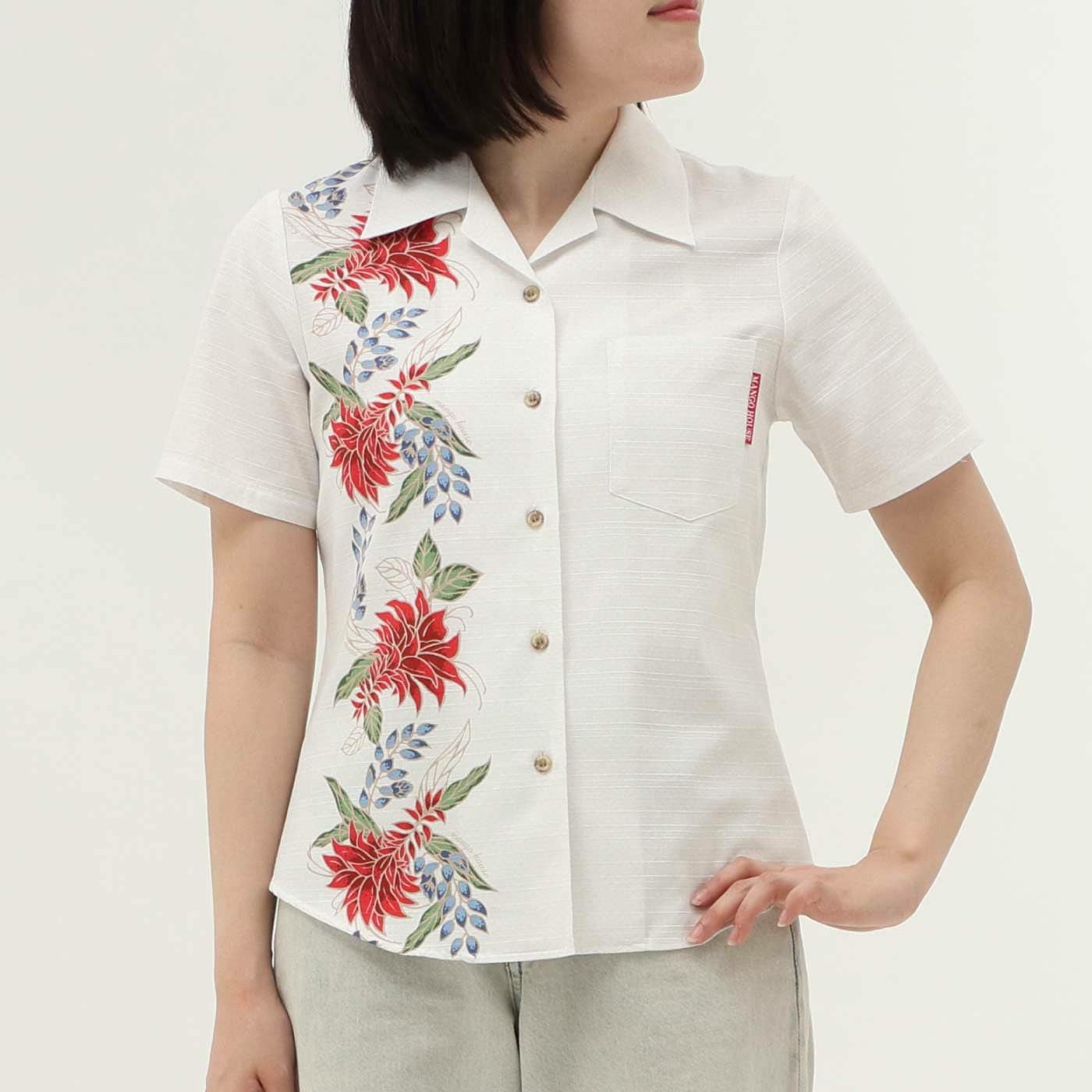 かりゆしウェアモデル着用画像