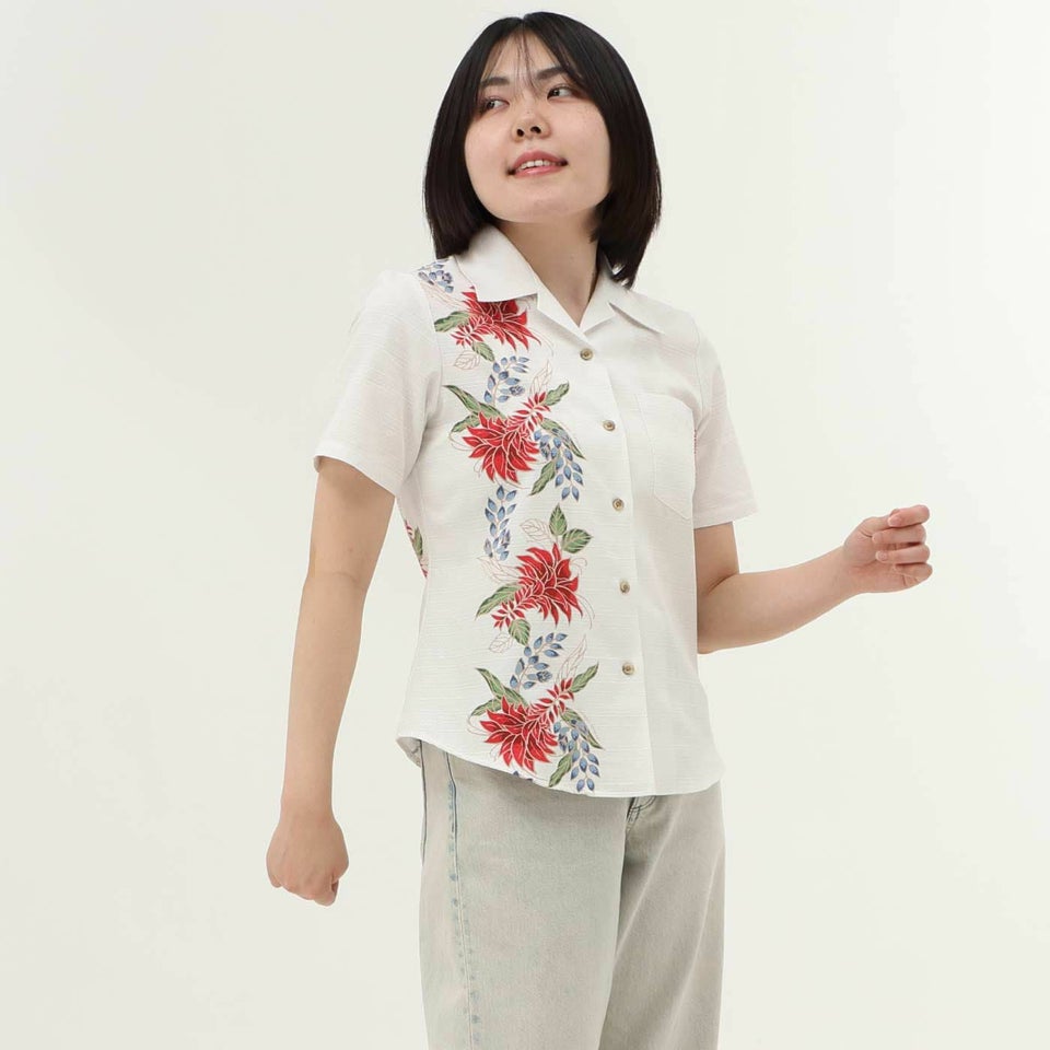 かりゆしウェアモデル着用画像