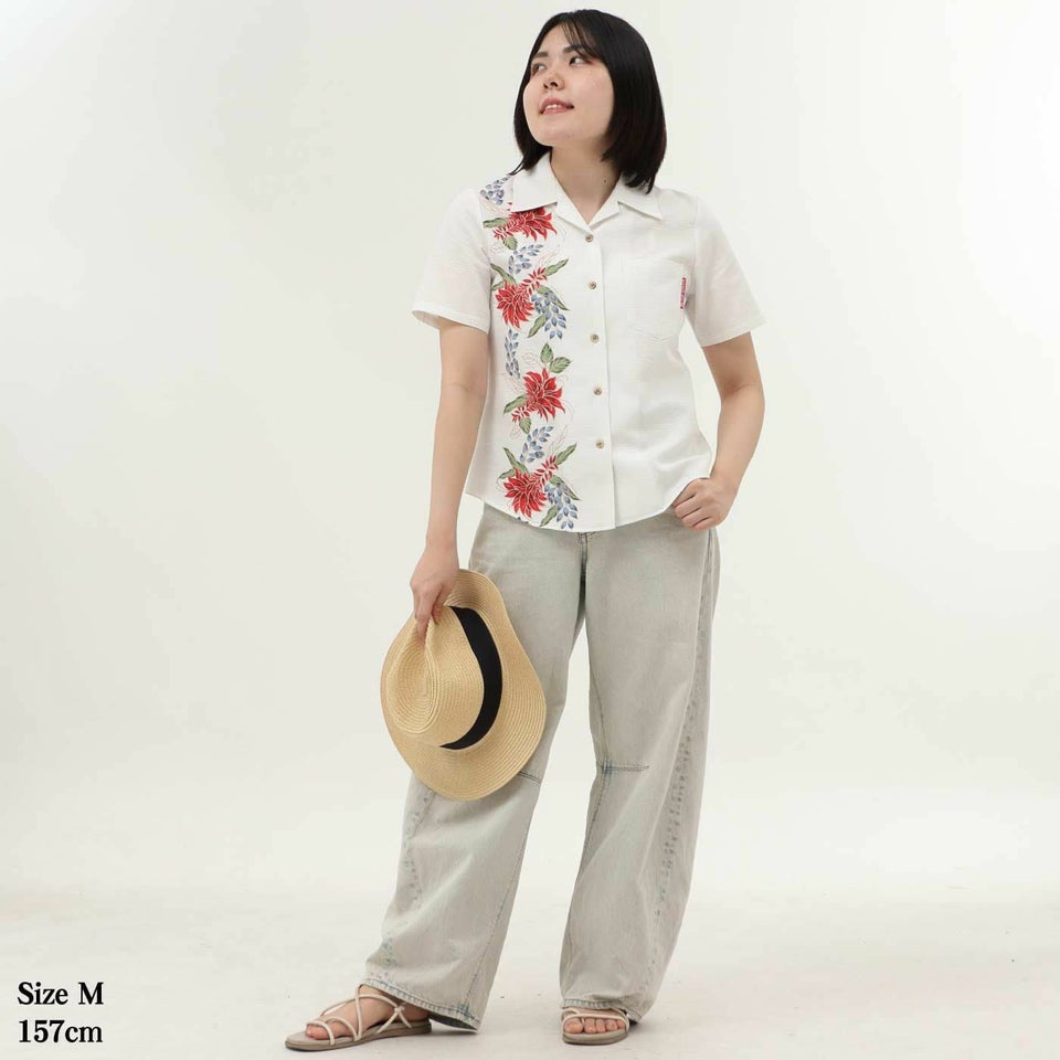 かりゆしウェアモデル着用画像