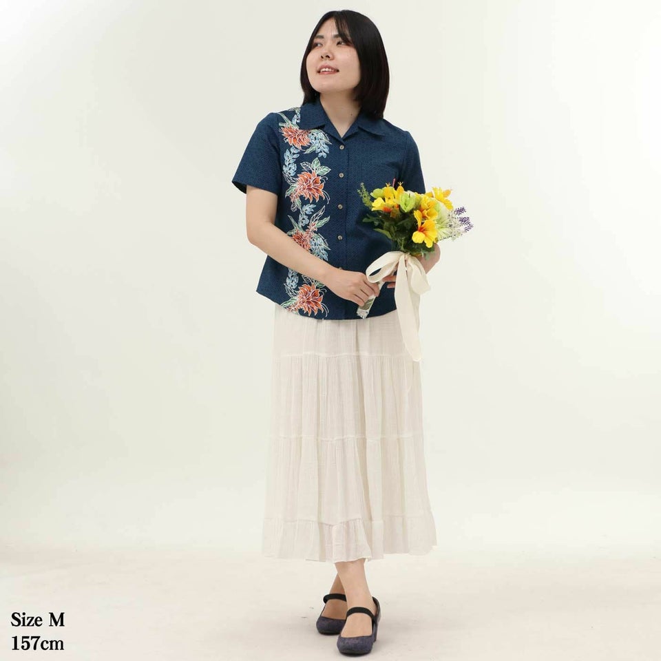 かりゆしウェアモデル着用画像