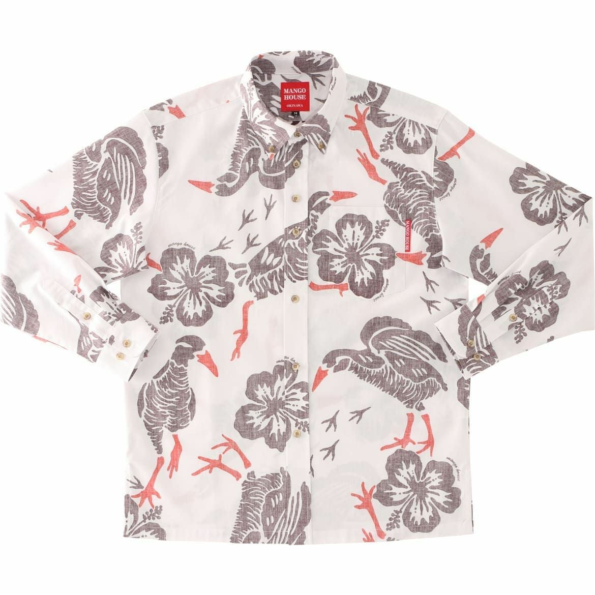 かりゆしウェアサムネイル画像　オフブラウン